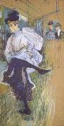 Henri  Toulouse-Lautrec Jane Avril Dancing (mk06) oil painting reproduction